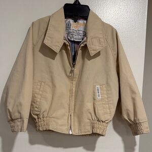 London Fog Tan Jacket – Toddler Size 3T Classic Zip Front Coat
